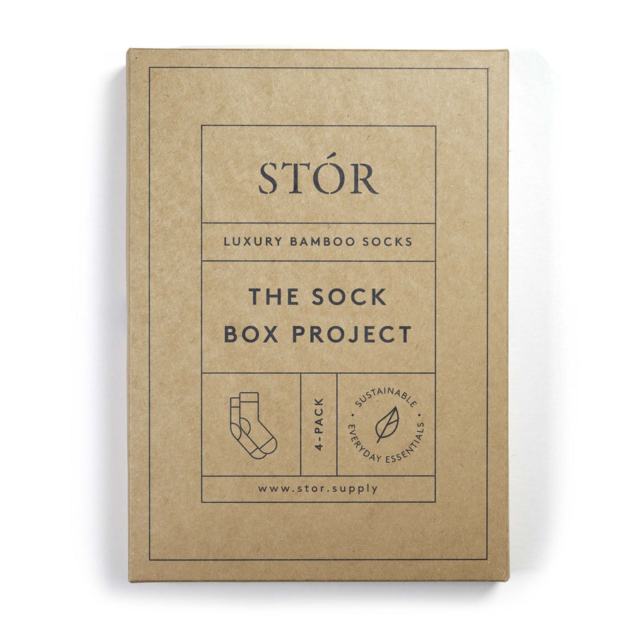 STÓR Sock Box Project 4-Pack - Black