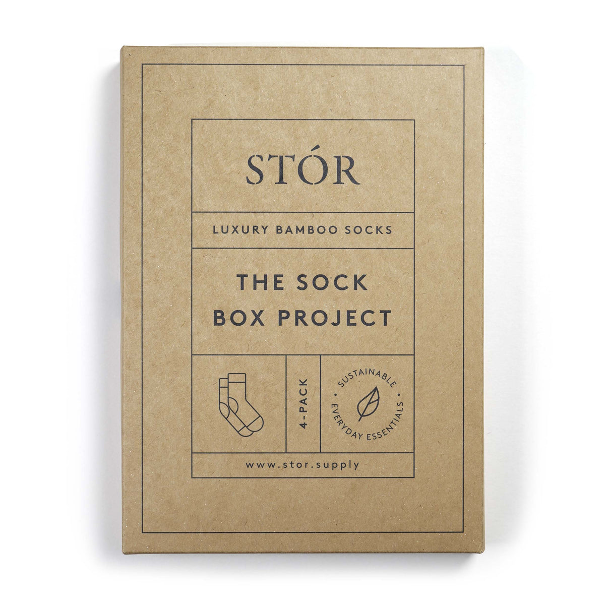 Stór Sock Box Project - Black