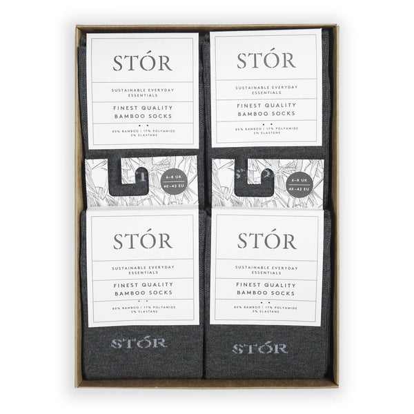 Stór Sock Box Project - Grey