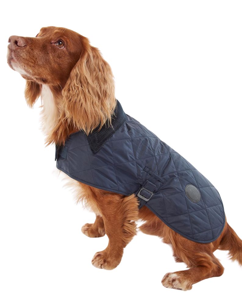 Barbour Quilted Dog Coat - Navy