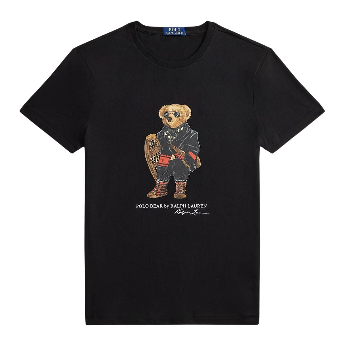 Polo Ralph Lauren Custom Slim Fit Polo Bear Jersey T-Shirt - Black