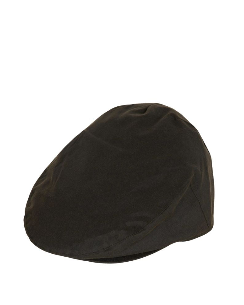 Barbour Waxed Flat Cap - OLIVE