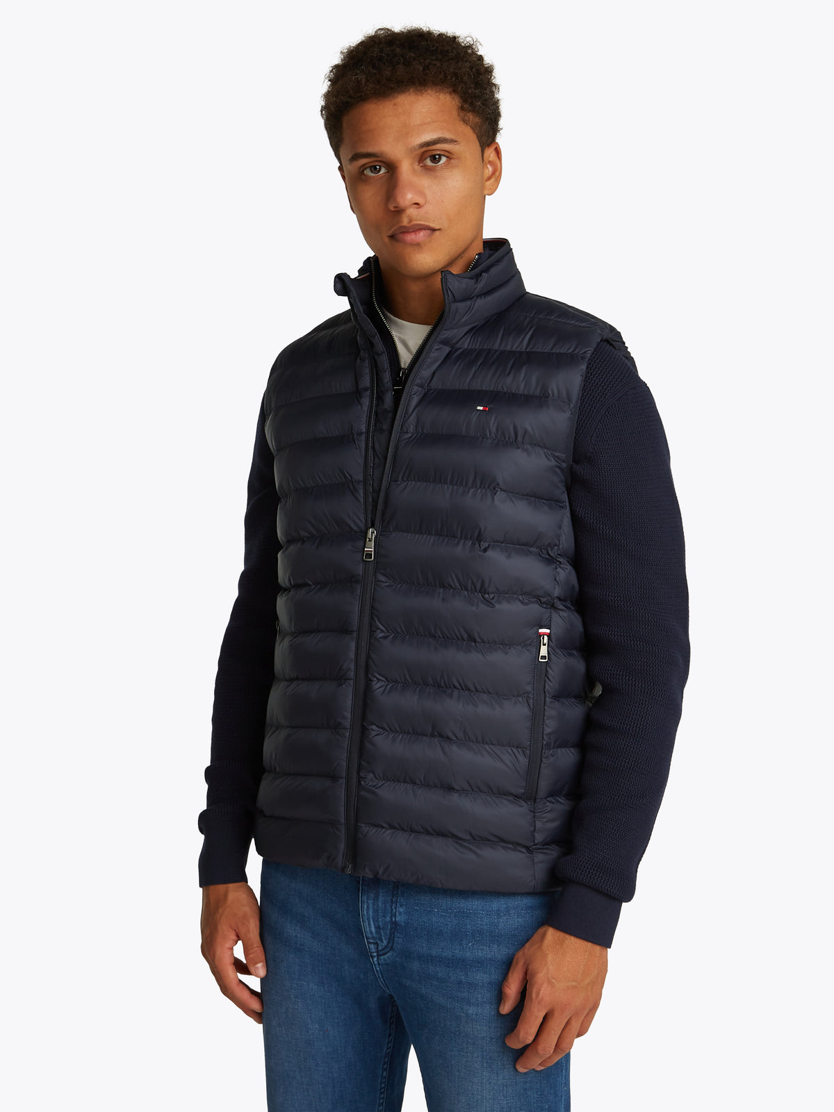 Tommy Hilfiger Core Packable Padded Gilet - Dark Navy