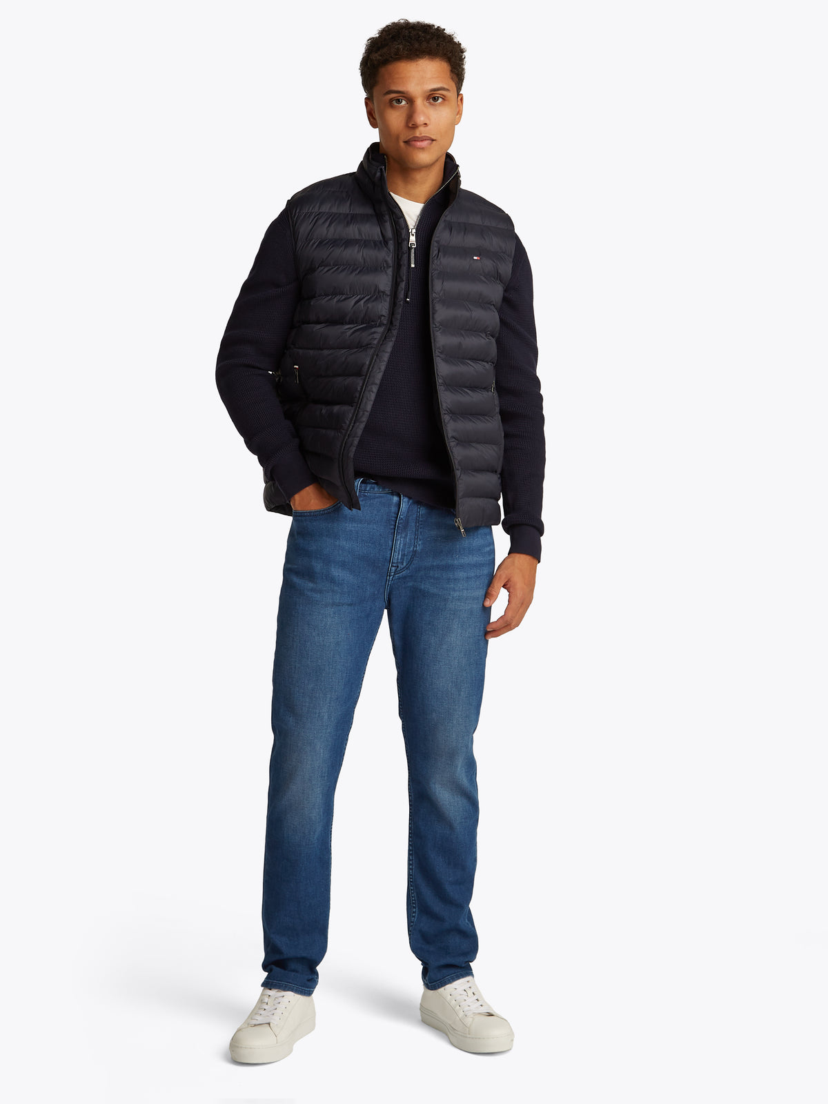 Tommy Hilfiger Core Packable Padded Gilet - Dark Navy