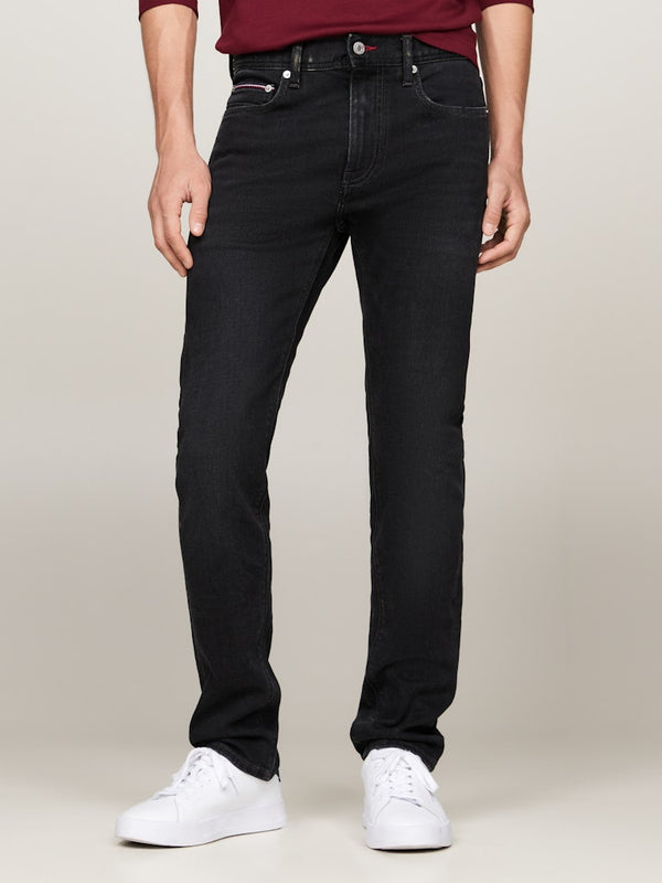 Tommy Hilfiger TH Flex Bleecker Black Slim Jeans - Black