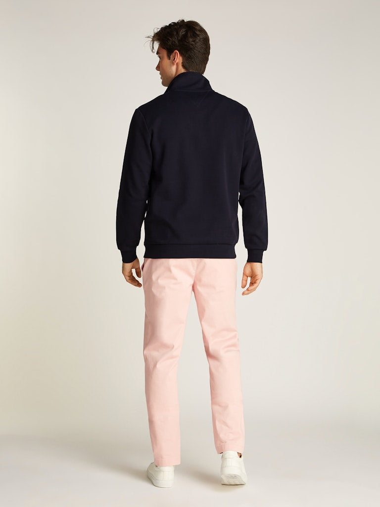 Tommy Hilfiger Quarter-Zip Intechno Knit Sweatshirt - Navy