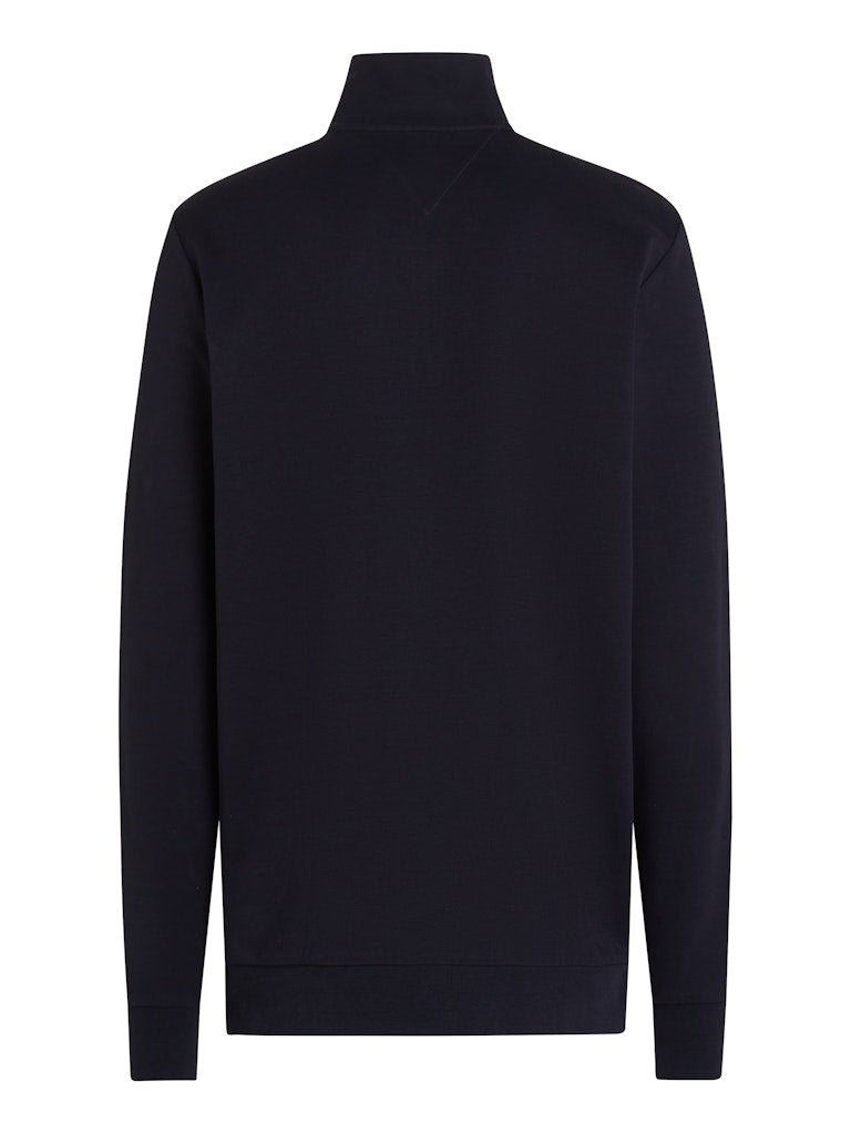 Tommy Hilfiger Quarter-Zip Intechno Knit Sweatshirt - Navy