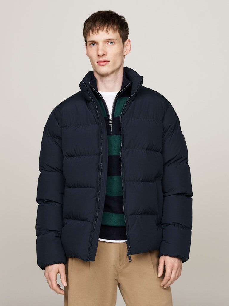 Tommy Hilfiger High-Neck Down Puffer Jacket – Navy