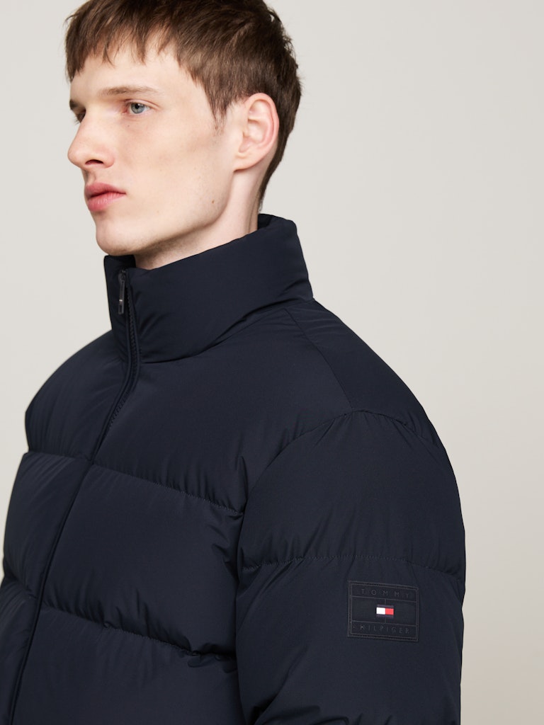 Tommy Hilfiger High-Neck Down Puffer Jacket – Navy