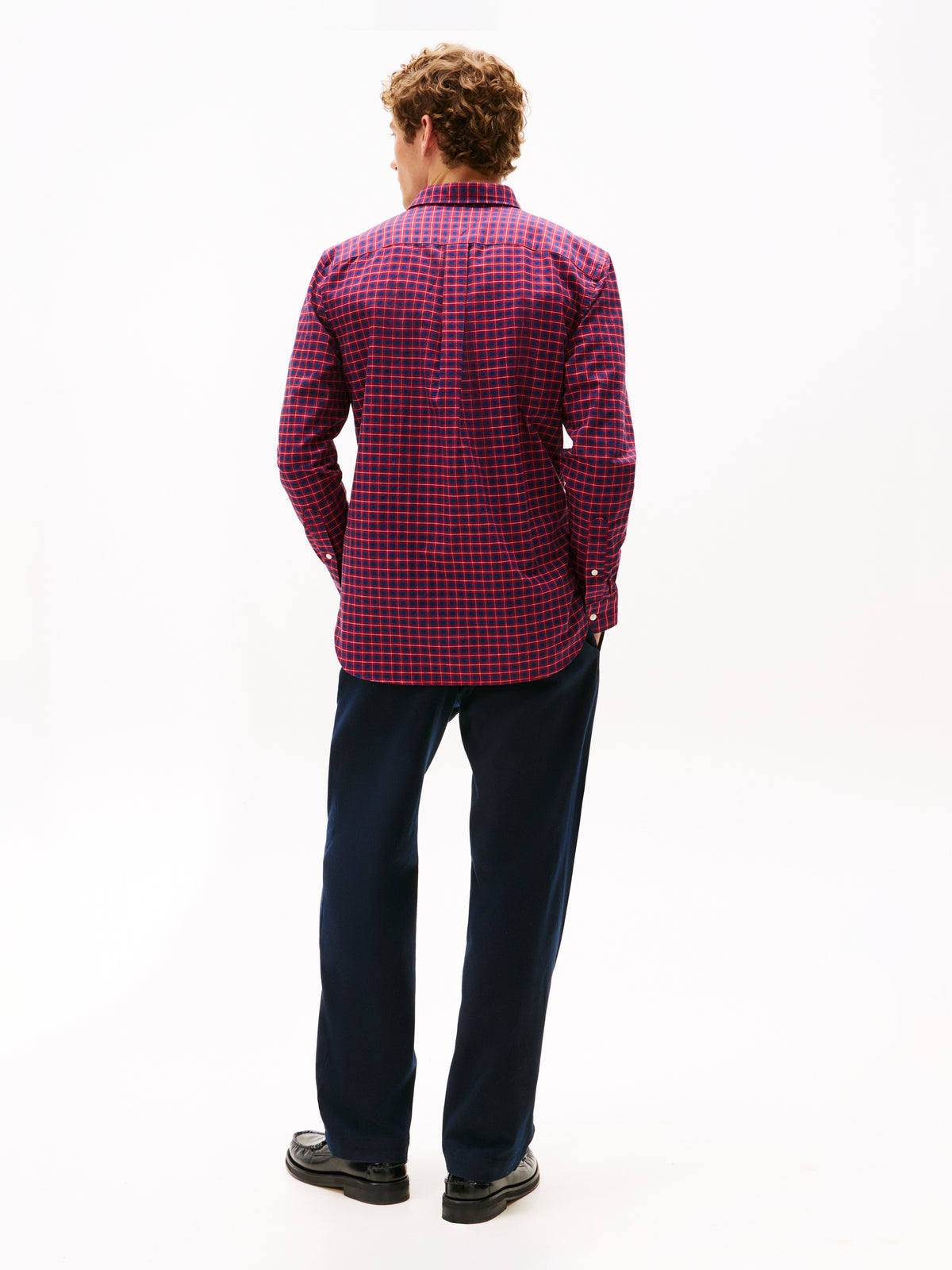 Tommy Hilfiger Heritage Oxf Seas Check Shirt - Red