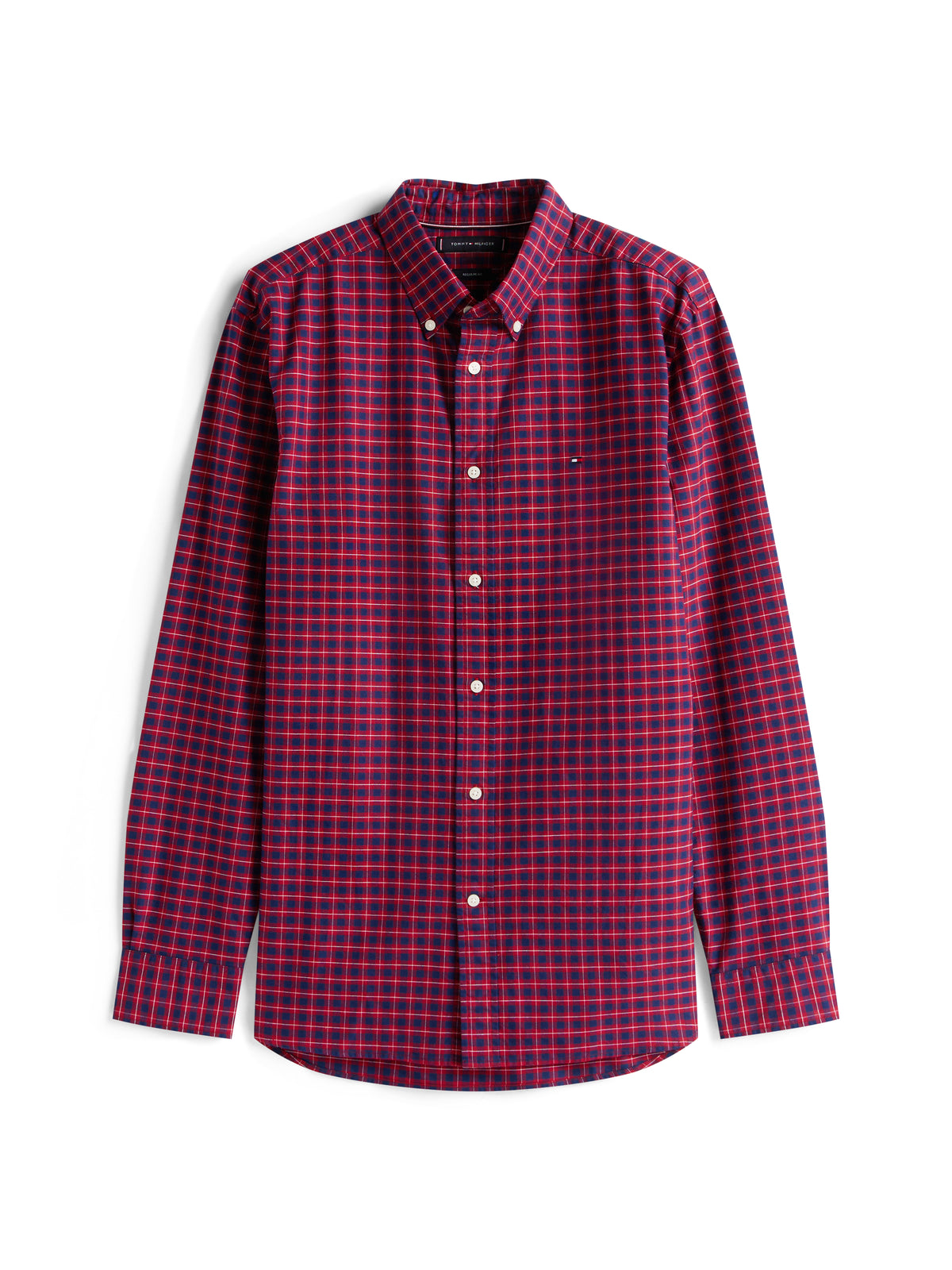 Tommy Hilfiger Heritage Oxf Seas Check Shirt - Red