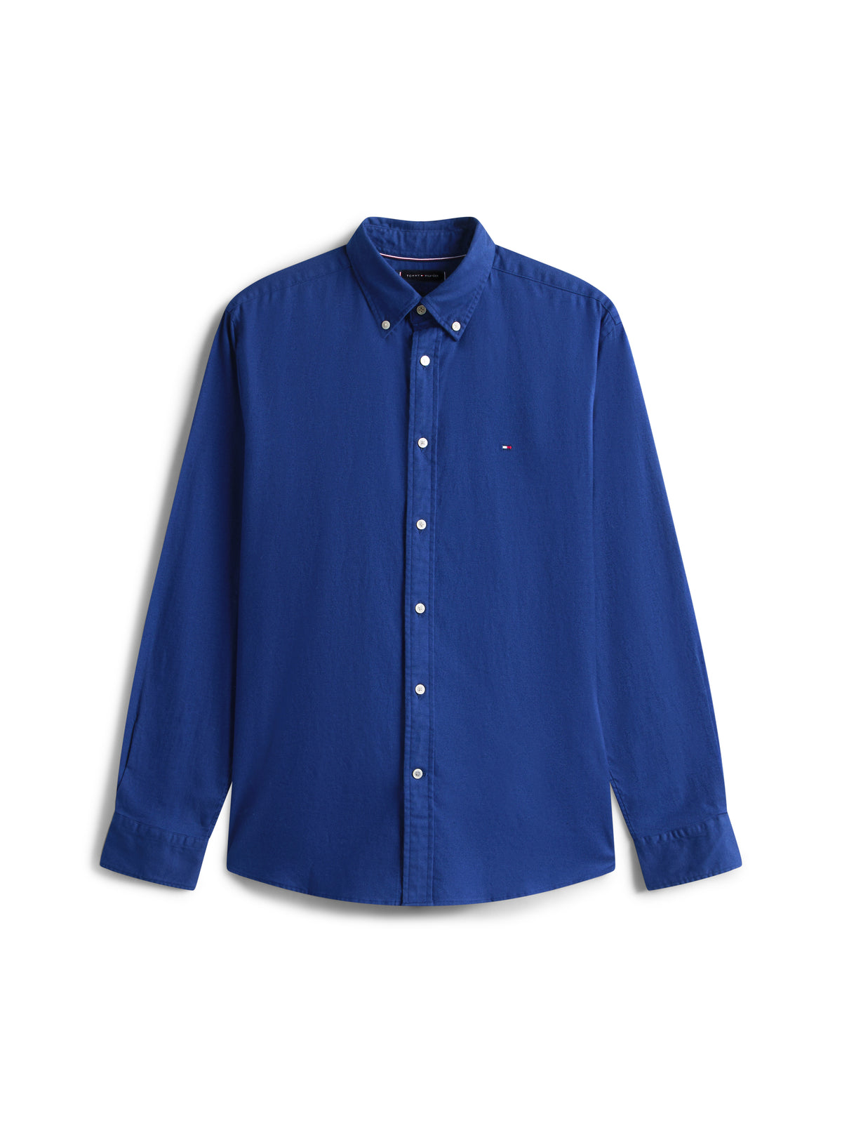 Tommy Hilfiger Flex Flannel Solid Shirt - Blue