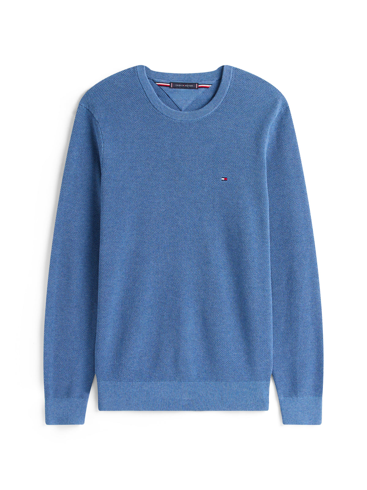 Tommy Hilfiger Essential Structure Crew Sweater - Blue