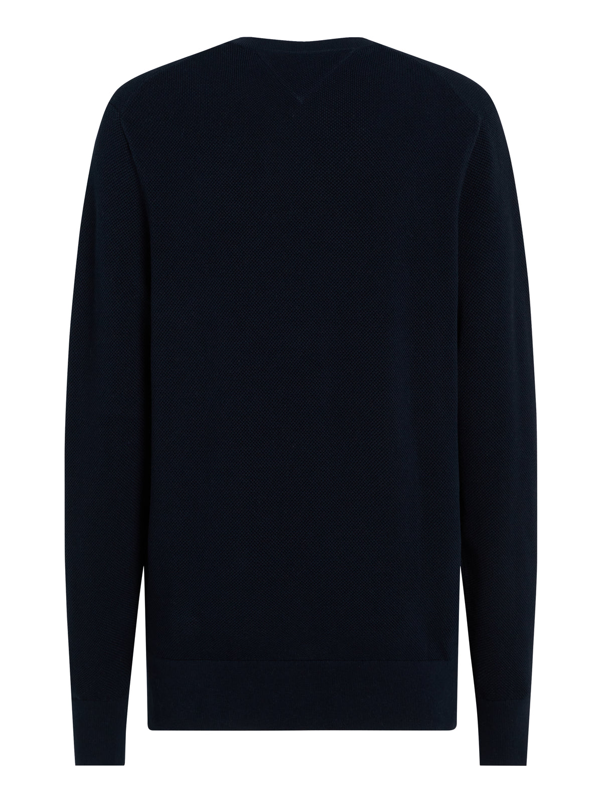 Tommy Hilfiger Textured Knit Crew Neck Jumper - Navy