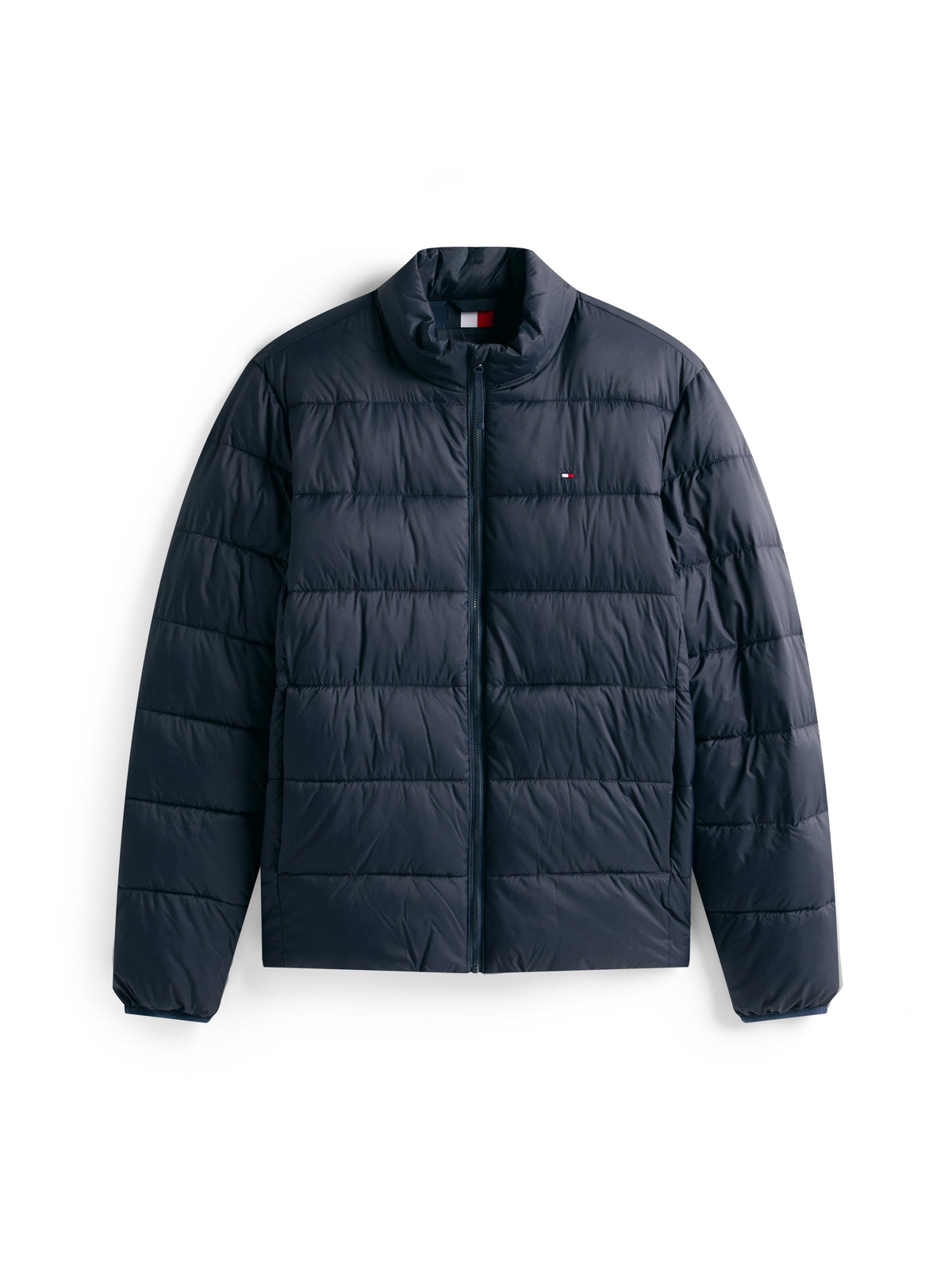 Tommy Hilfiger Mid Weight Stand Collar Quilted Jkt - Navy