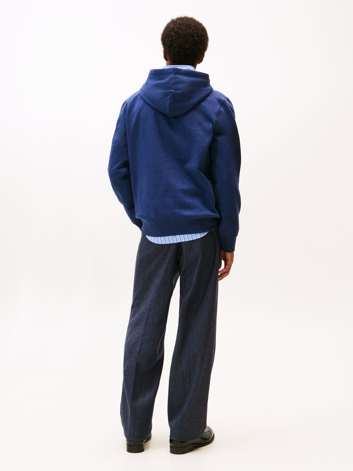 Tommy Hilfiger Essential Fleece Hoody - Blue