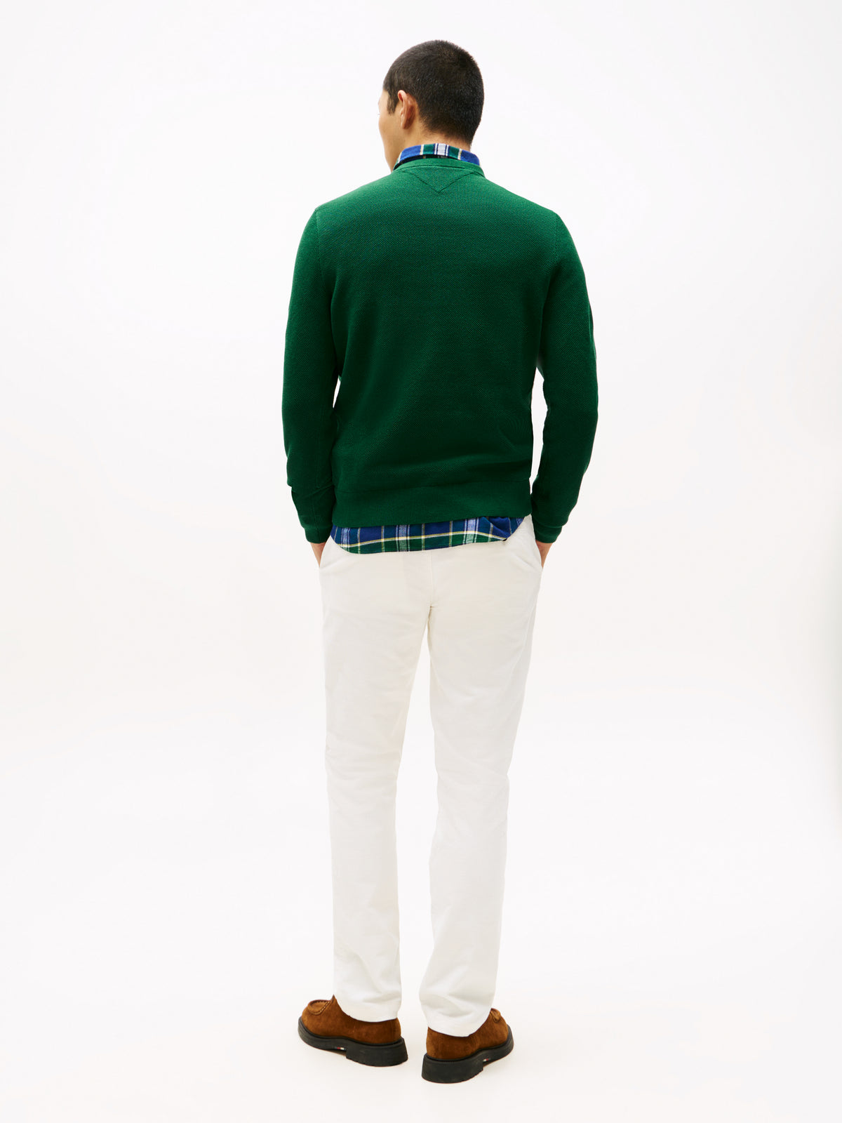 Tommy Hilfiger Essential Structure Crew Knit - Green