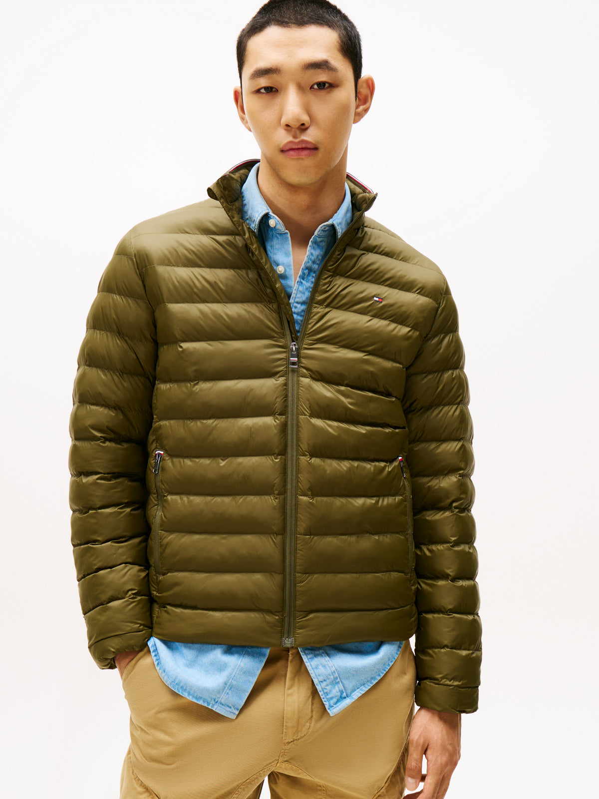 Tommy Hilfiger Packable Recycled Puffer Jkt - Green