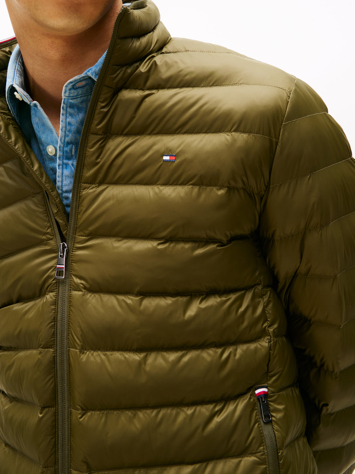 Tommy Hilfiger Packable Recycled Puffer Jkt - Green