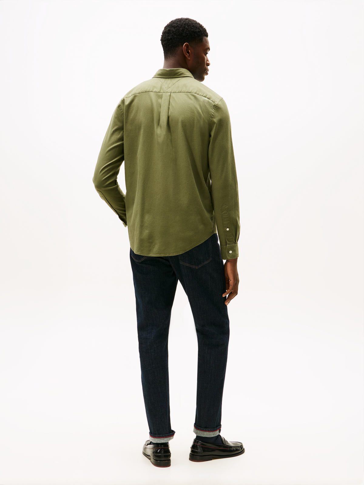 Tommy Hilfiger Flex Flannel Solid Shirt - Green