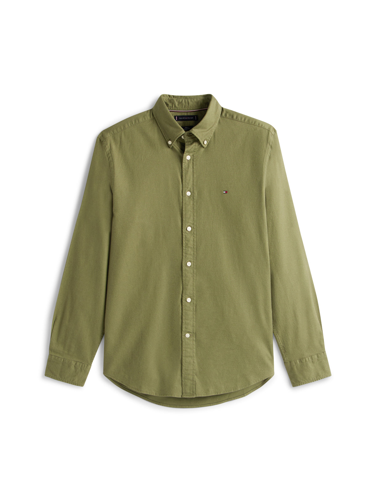 Tommy Hilfiger Flex Flannel Solid Shirt - Green