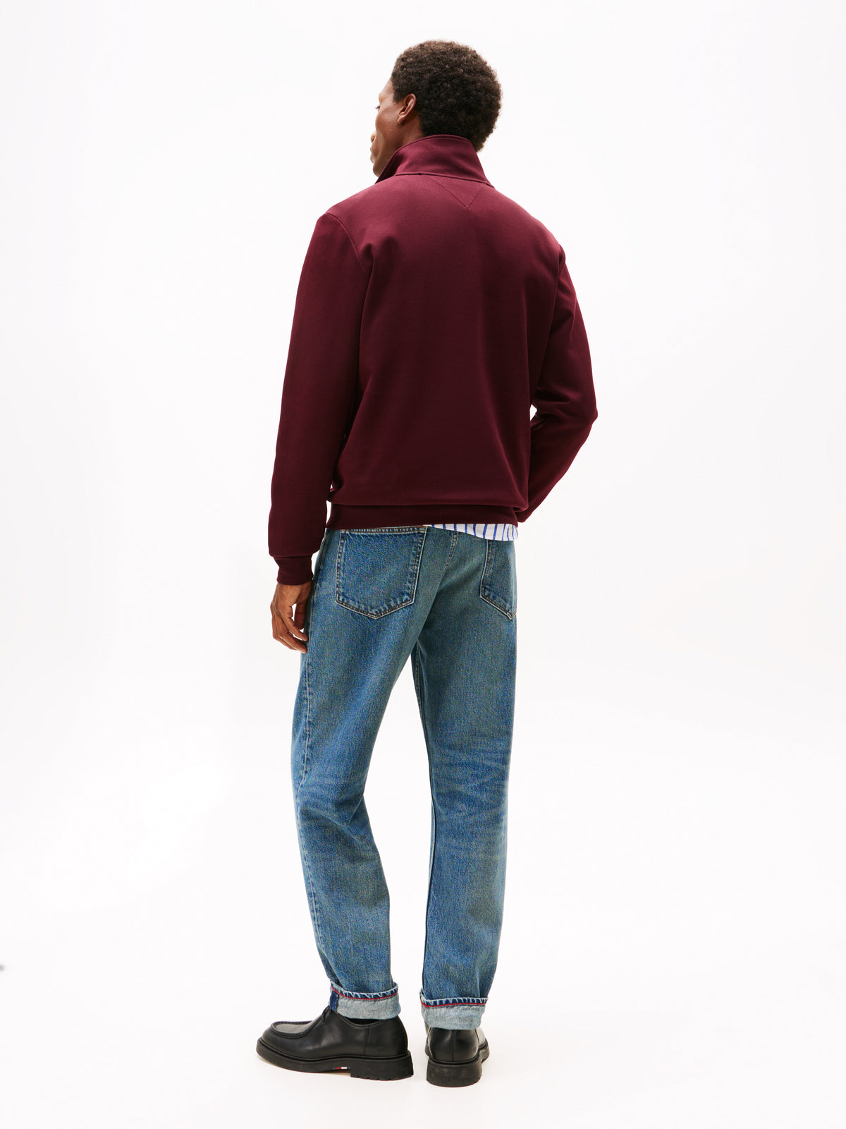 Tommy Hilfiger Essential Intechno Sweater - Burgundy