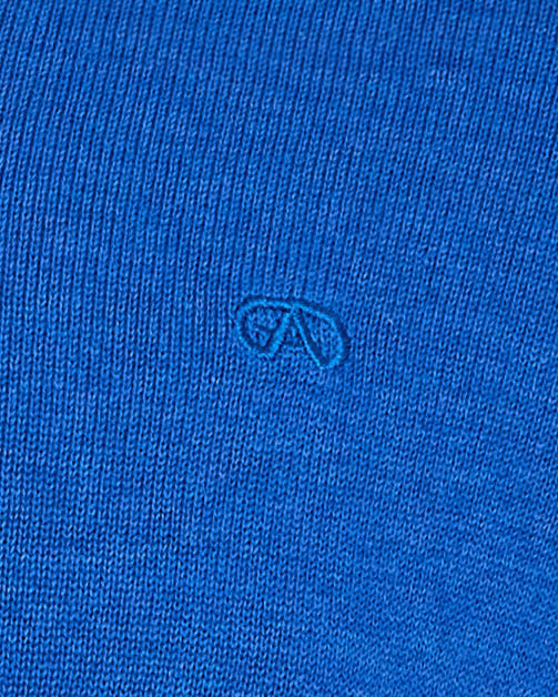 Andre Tory Quarter Zip Knit - Cobalt