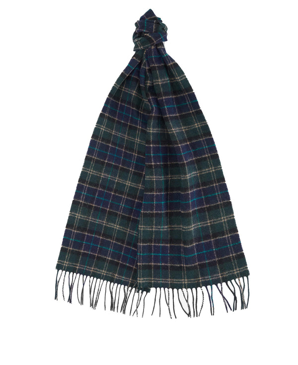 Barbour Tartan Lambswool Scarf - Green