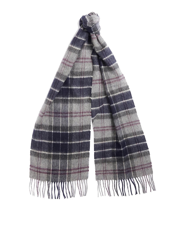 Barbour Tartan Scarf - Black / Grey