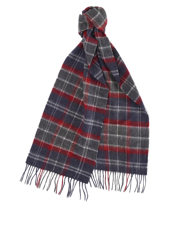 Barbour Tartan Scarf - Blue / Grey / Red