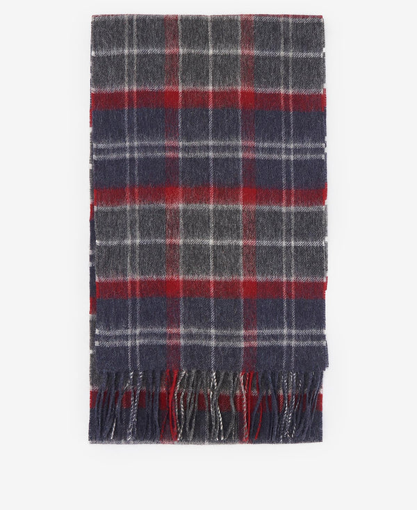 Barbour Tartan Scarf - Blue / Grey / Red