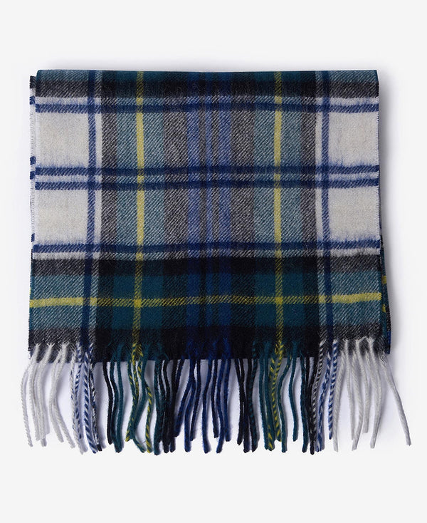 Barbour New Check Tartan Scarf - Green