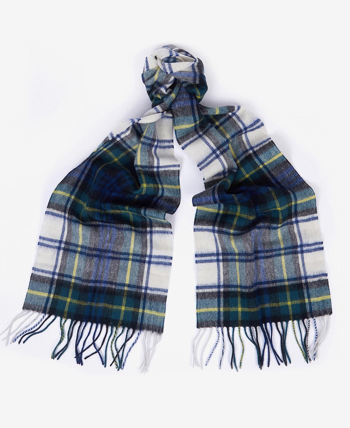 Barbour New Check Tartan Scarf - Green