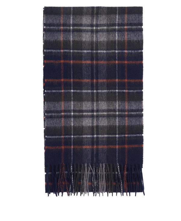 Barbour New Check Tartan Scarf - Navy