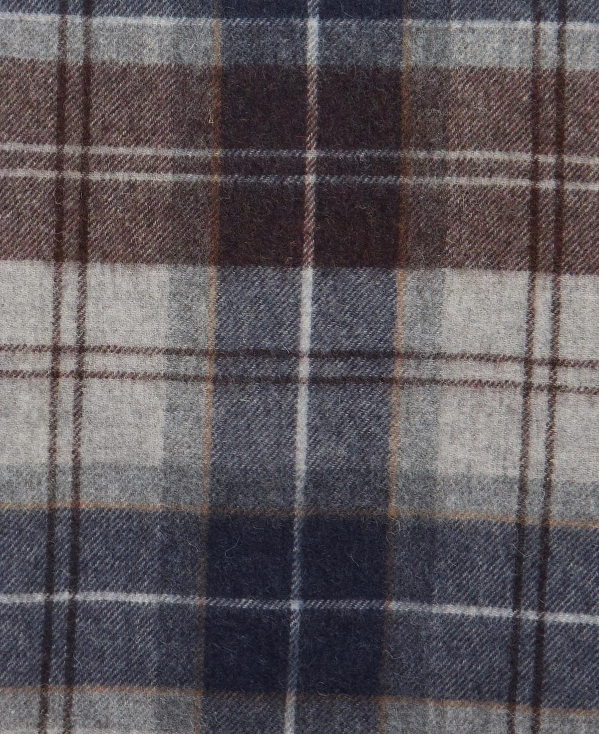 Barbour Brack Patchwork Tartan Scarf - Brown