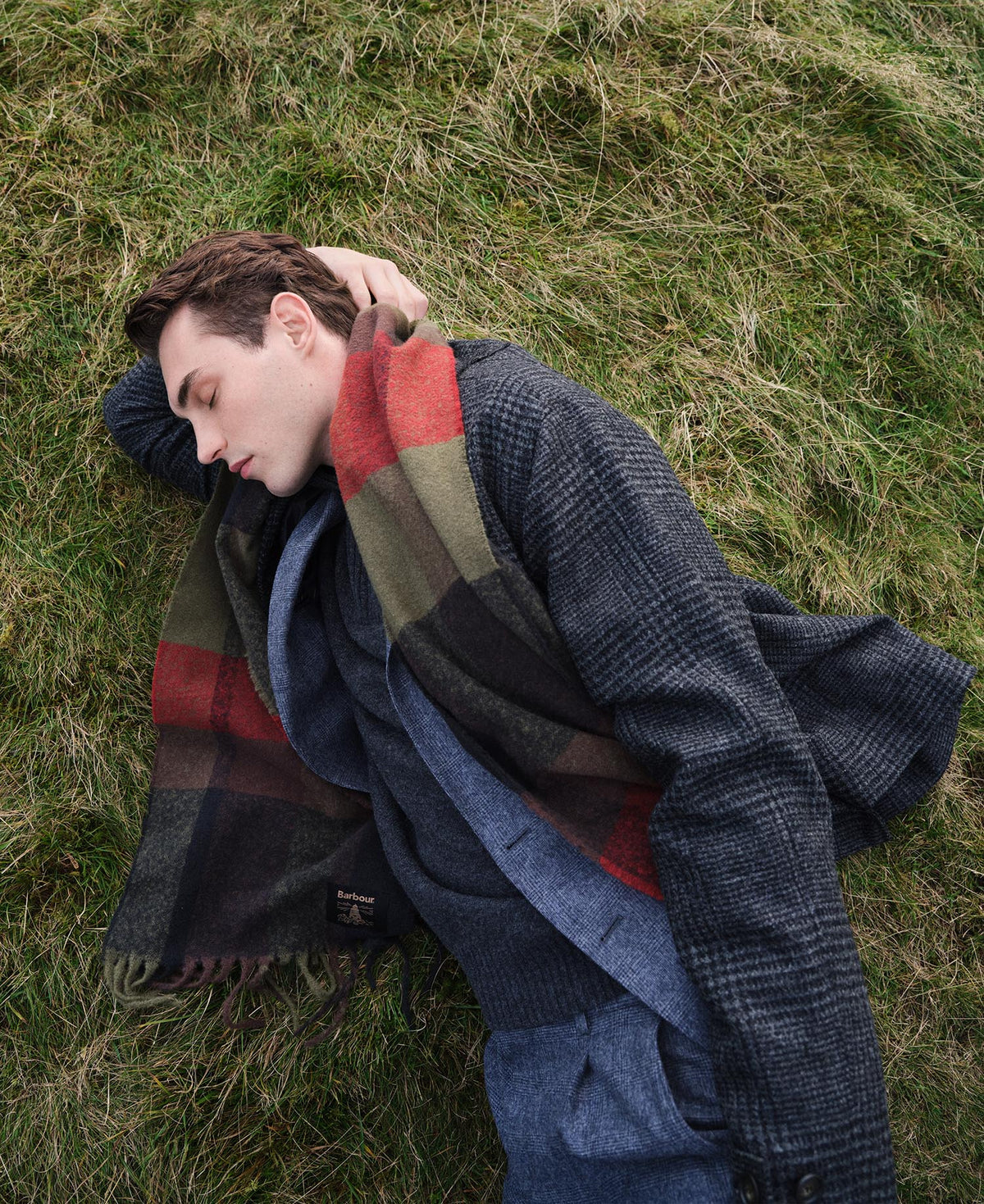 Barbour Westerdale Scarf - Olive