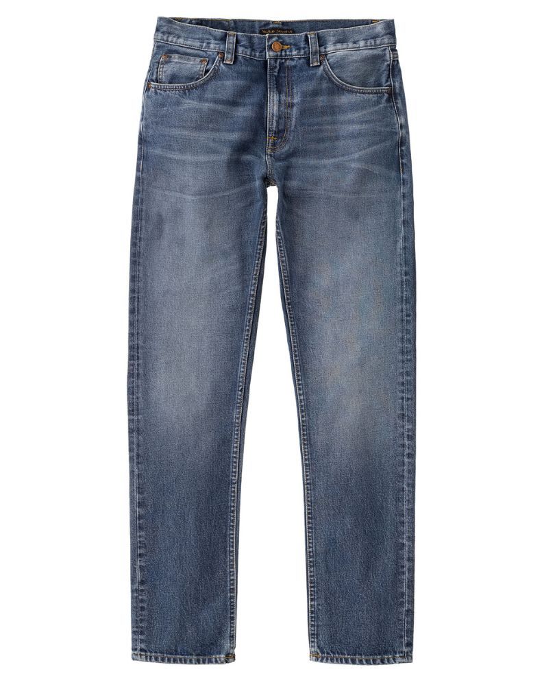 Nudie Jeans Gritty Jackson - Blue Traces Organic Jeans