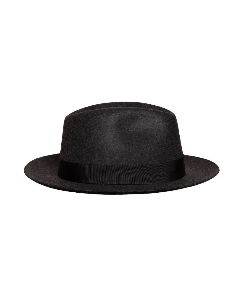 Eton 100% Fedora Hat - Grey