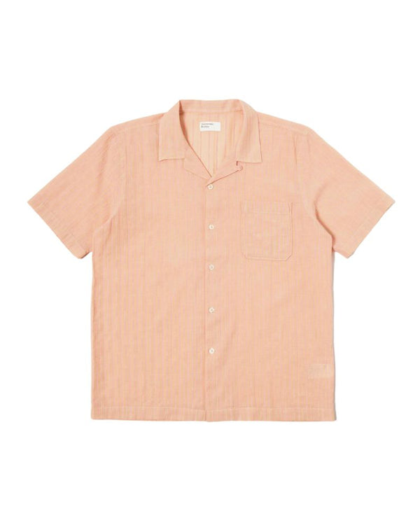 Universal Works Road Shirt - Beige/Pink