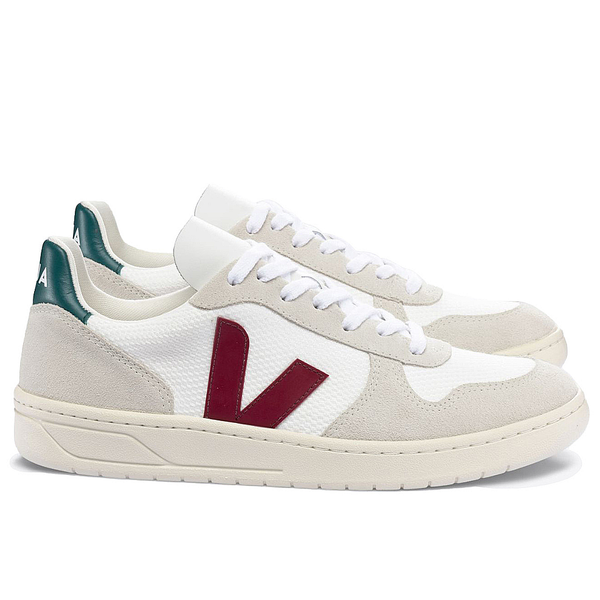 Veja V-10 Mesh - White Marsala (MAN)