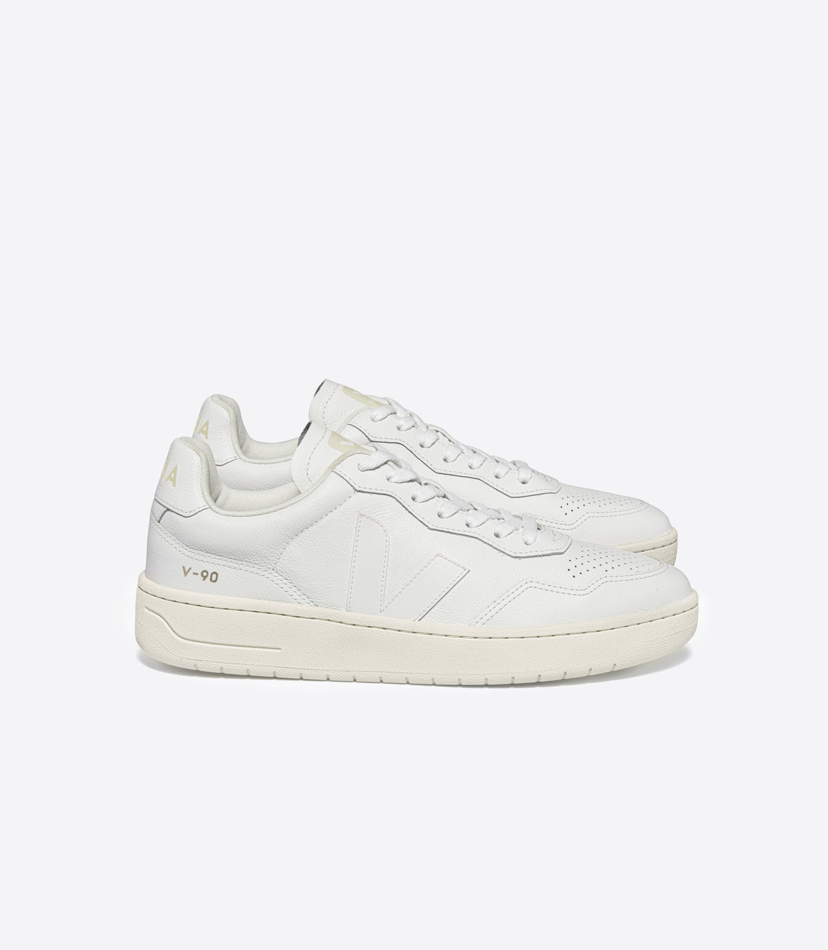 Veja V-90 O.T. Leather Extra White - White (MAN)