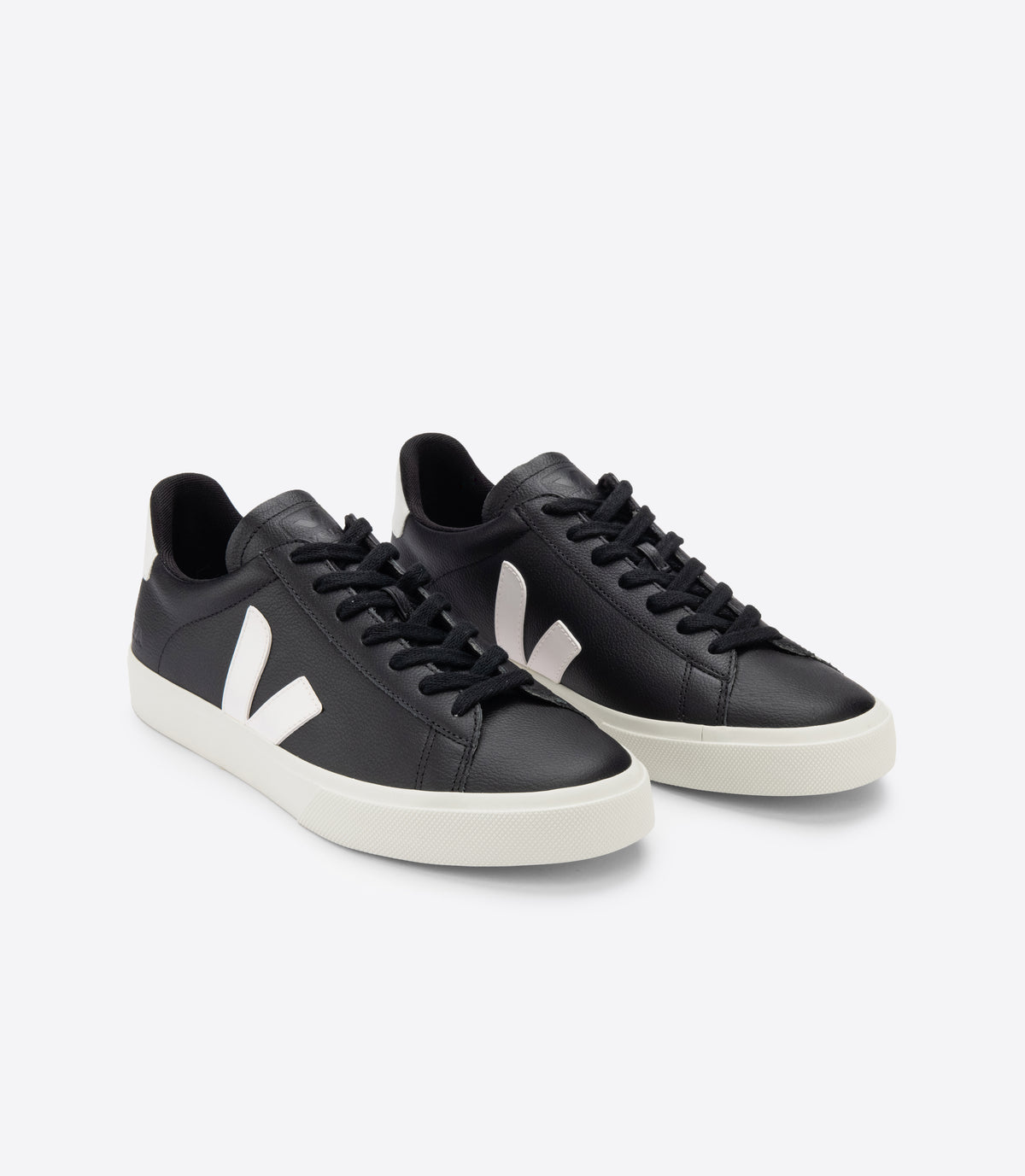 Veja Campo ChromeFree Leather - Black / White (MAN)