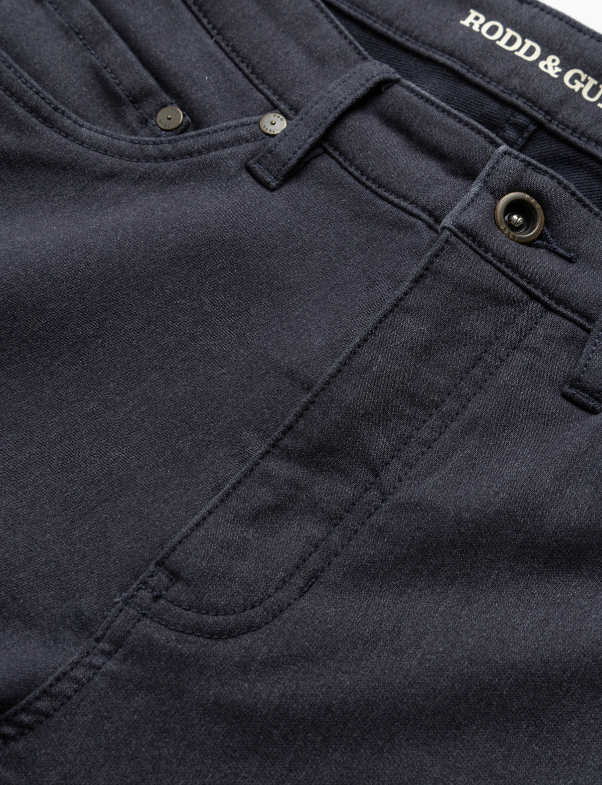 Rodd &amp; Gunn Motion Melange Straight Fit Jean - Navy