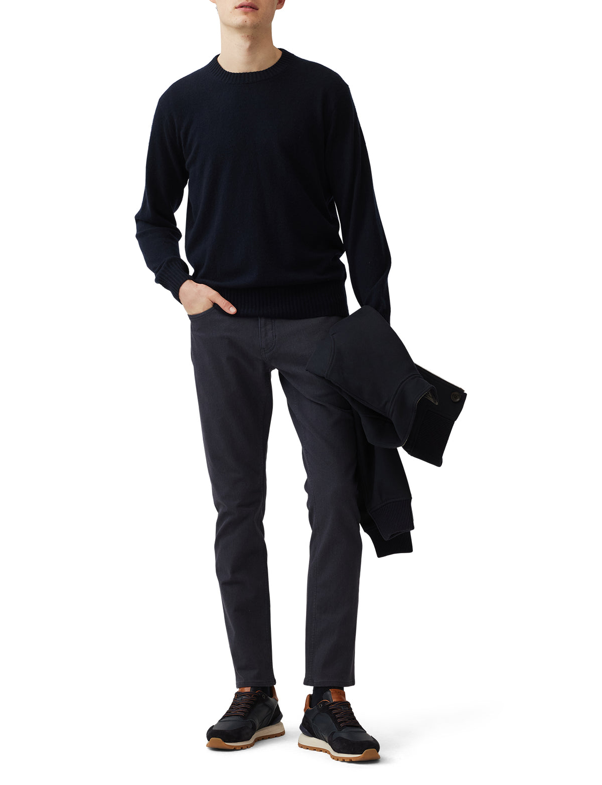 Rodd &amp; Gunn Motion Melange Straight Fit Jean - Navy