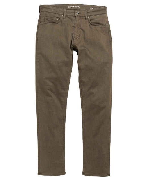 Rodd & Gunn Motion Melange Straight Fit Jean - Nutmeg Brown