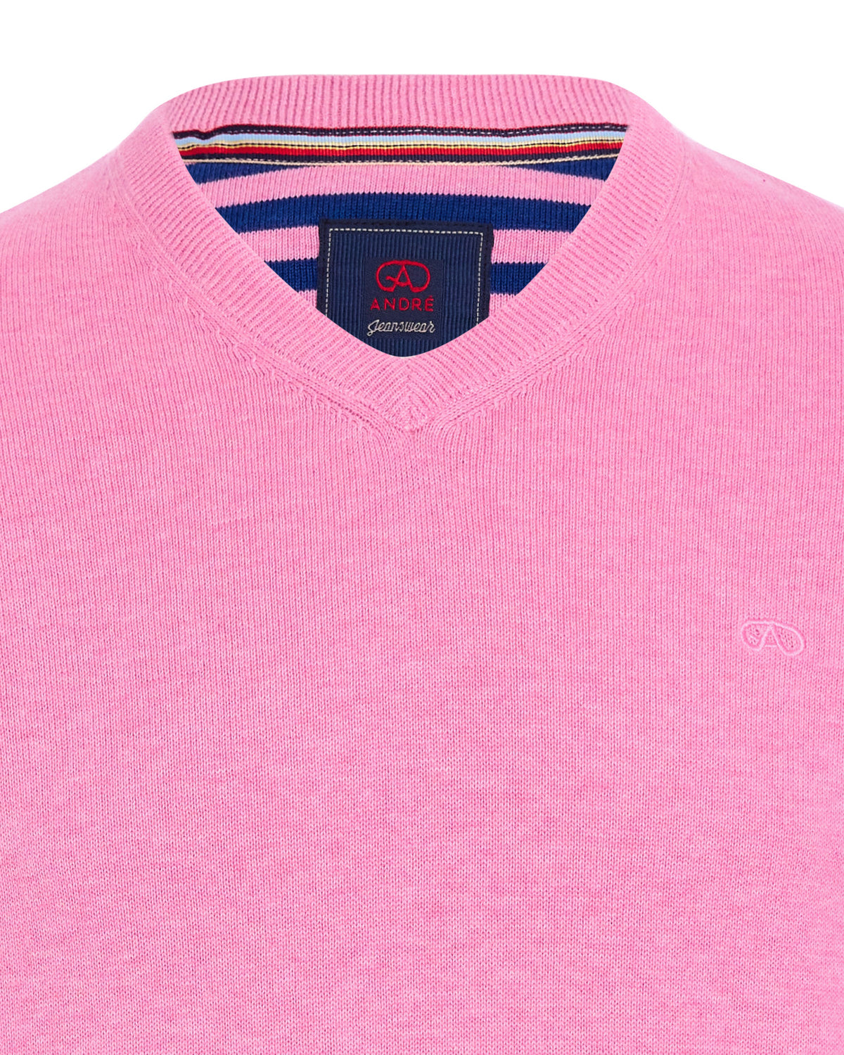 Andre Valencia V-Neck Knit - Pink