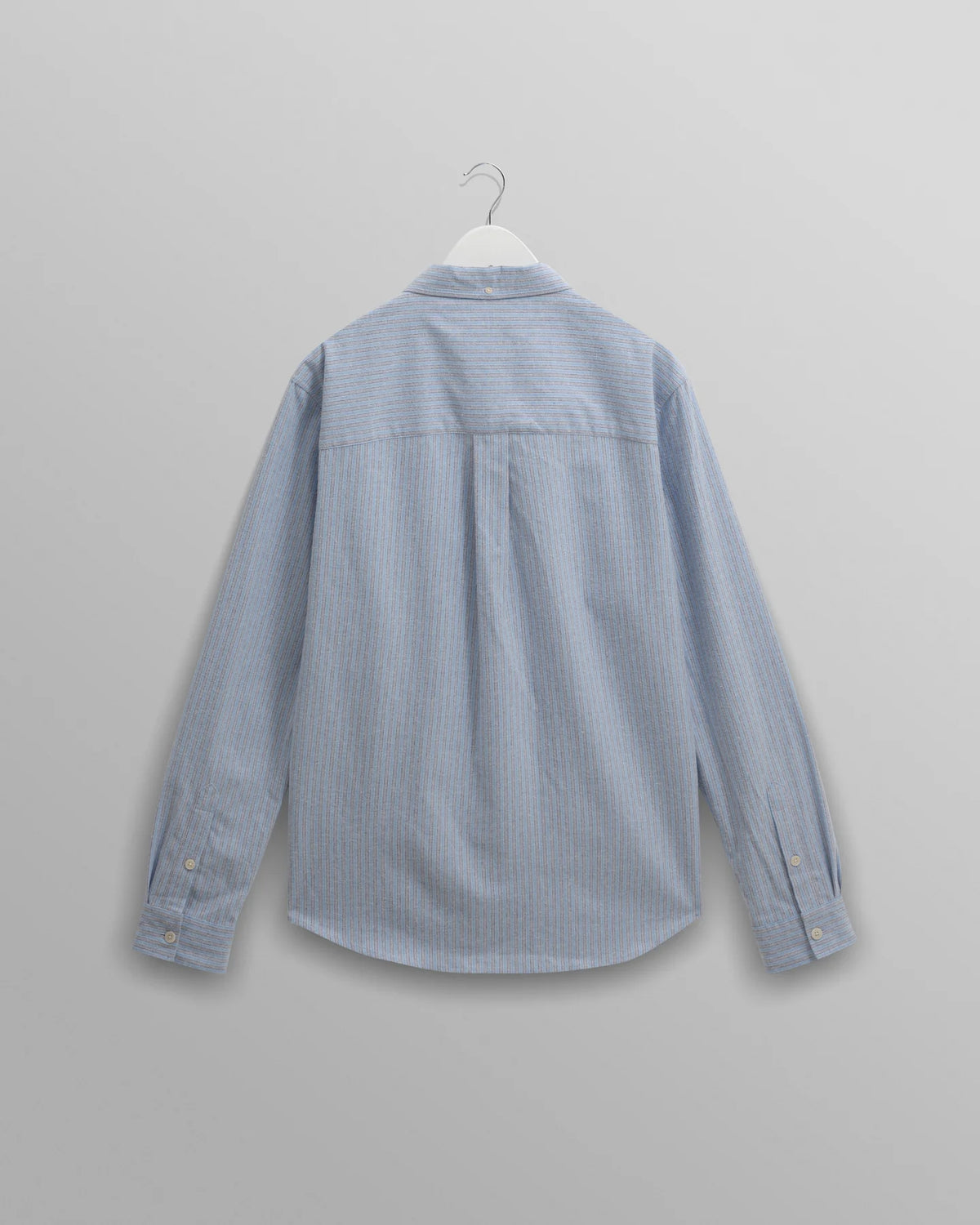 Wax London Abingdon Shirt Prep Stripe - Blue
