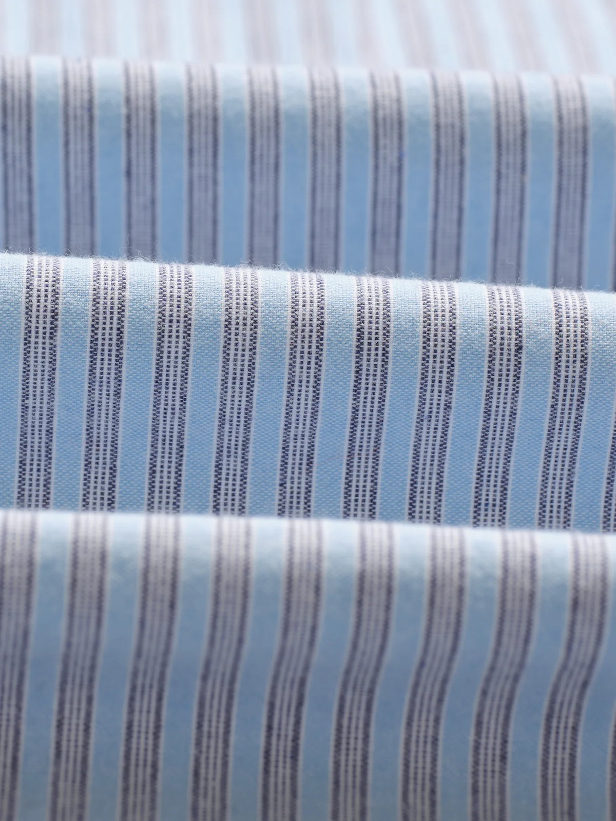 Wax London Abingdon Shirt Prep Stripe - Blue