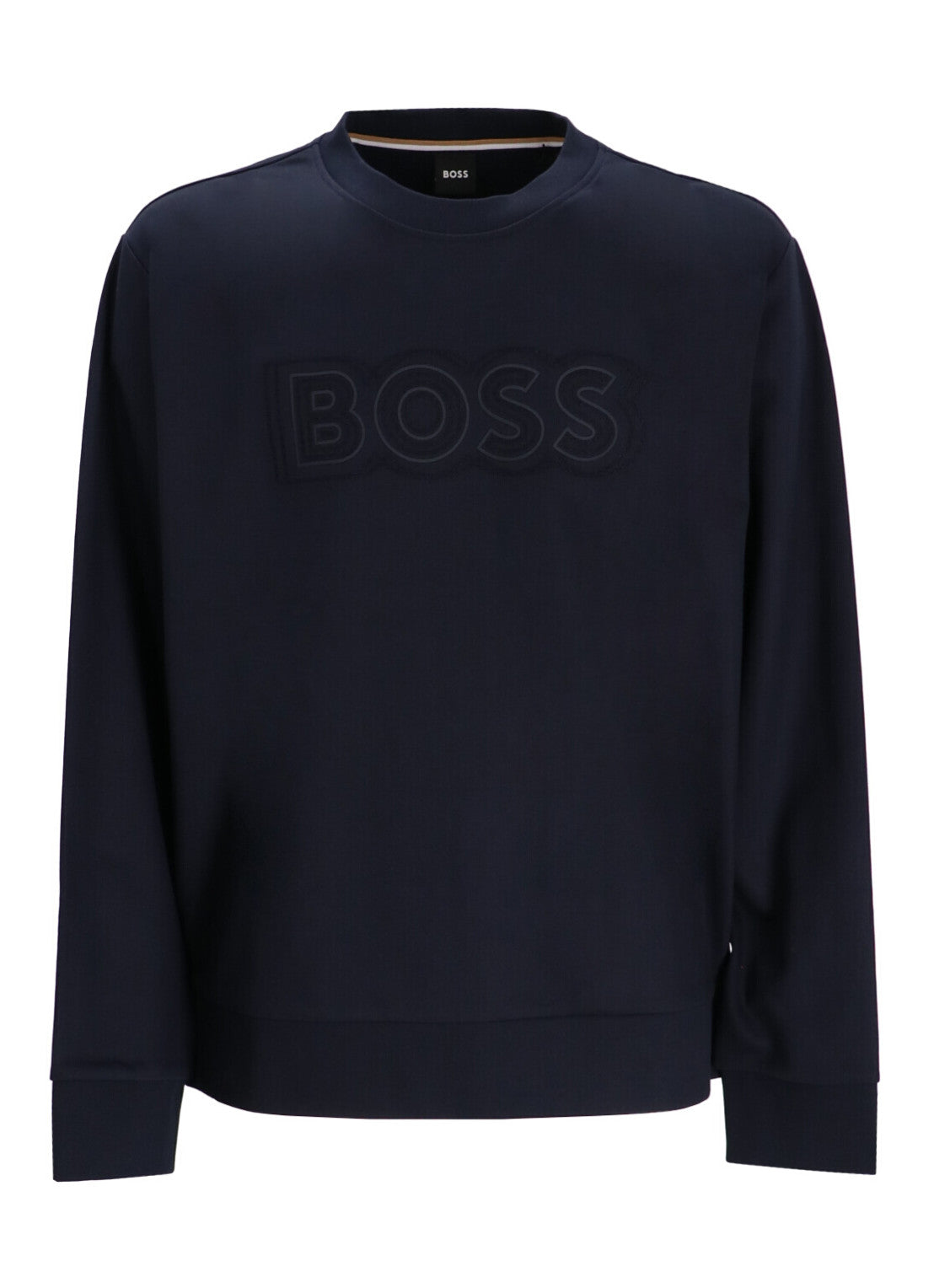Boss Soleri Crew Neck Sweatshirt - Navy