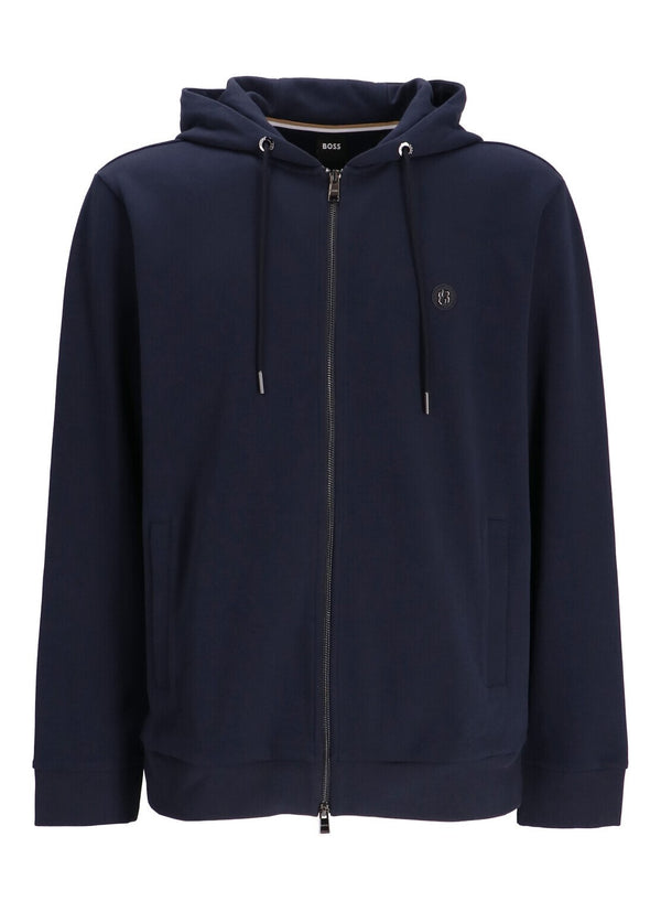 Boss Full-Zip Hooded Sweatshirt - Blue